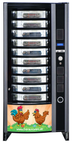 Trommelautomaten, Warenautomaten, Eierautomaten